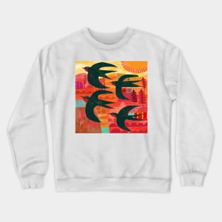 Four Swallows Crewneck Sweatshirt